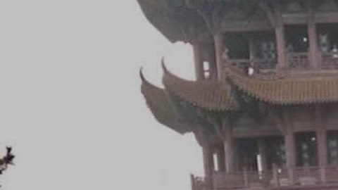 Jessika Terrazas en la provincia de Wuhan, cuando aún se permitía salir a la población