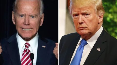 Joe Biden y Donald Trump.