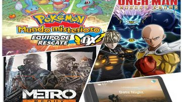 Pokémon Mundo Misterioso, Metro Redux, One Punch Man: A Hero Nobody Knows y Echo Show 8