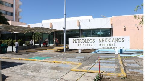 Hospital Reginal de Pemex, Tabasco.