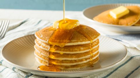 panqueca pancake sirope