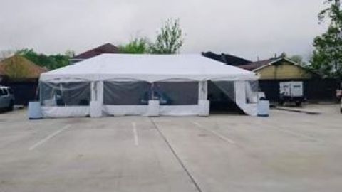 Un sitio de autoservicio para exámenes en Houston.