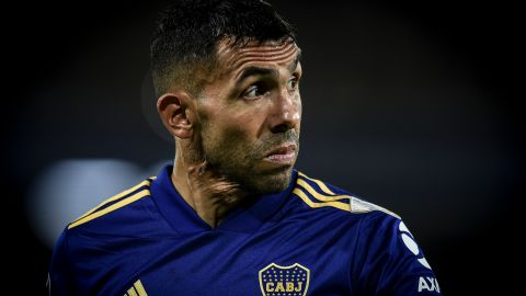 Carlos Tevez, artífice del título de Boca Juniors.