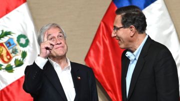 La popularidad de los presidentes de Chile, Sebastián Piñera, y Perú, Martín Vizcarra, ha aumentado