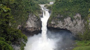 La cascada de San Rafael era la cascada más grande de Ecuador.