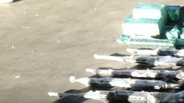 El armamento decomisado viajaba adentro de equipo de refrigeración.