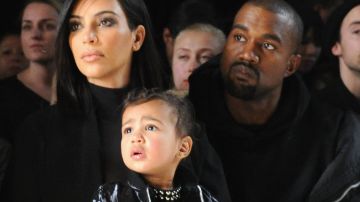 Kim Kardashian, North West y Kanye West