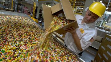 Jelly Beans azúcar sabores producción compañía caramelos Pascua