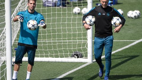 Luca Zidane y Zinedine Zidane