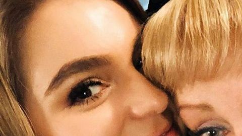 Sofía Castro y su abuela Socorro