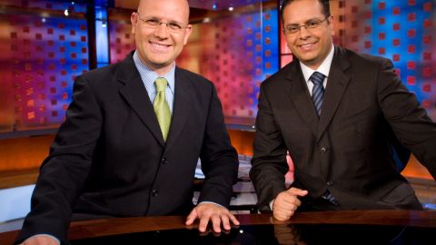 Eduardo Varela (izq.) y Pablo Viruega relatarán el Draft 2020 por ESPN Deportes.