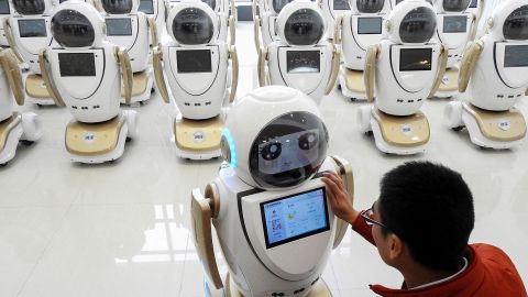 Robots con inteligencia artificial