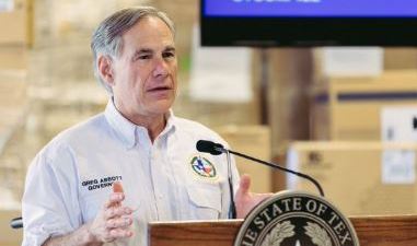 El gobernador Greg Abbott.