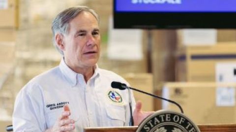 El gobernador Greg Abbott.