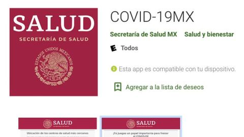 Presentan App por coronavirus en México.