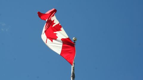 Bandera de Canadá.