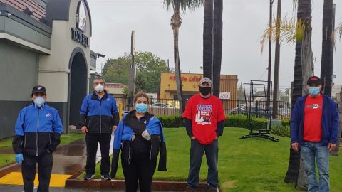 Trabajadores de Domino's se van a huelga por el coronavirus. (Suministrada)