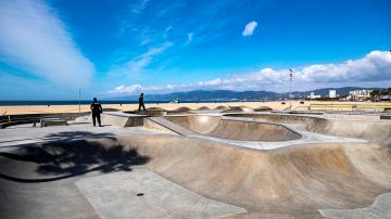 El famoso skate park de Venice Beach.