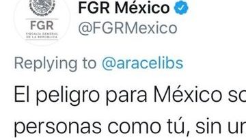 Mensaje que causó polémica.