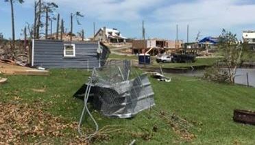Ls tormentas causaron daños.