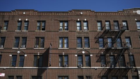 Edificio de apartamentos en Nueva York.