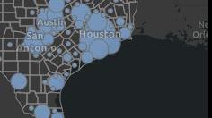 El área de Houston es la más afectada por COVID-19.
