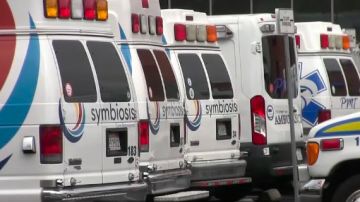 Casi 50 ambulancias se ocuparon para transportar a los pacientes.