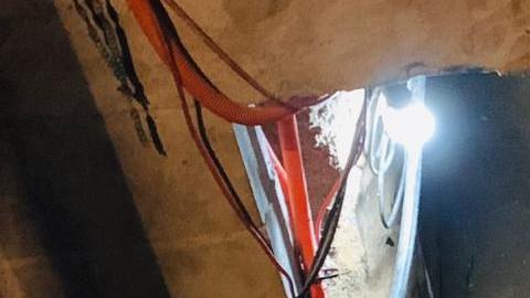 Túnel encontrado en Otay Mesa.