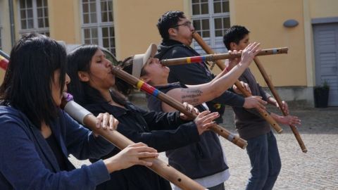 Músicos en el Palacio Rheinsberg