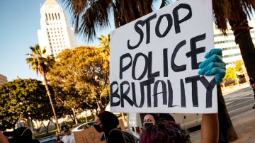 Protestan en Los Ángeles por la muerte de George Floyd a manos de la Policía.