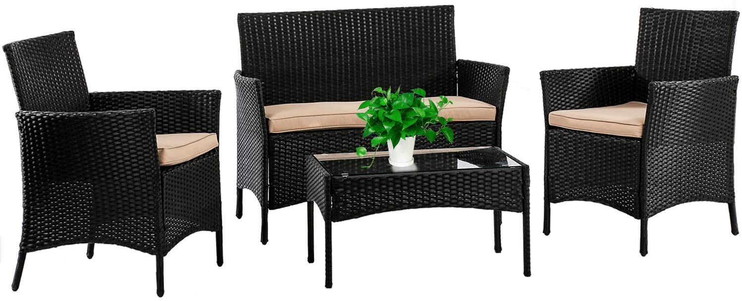 Los mejores set de muebles para aprovechar tu jardín o patio por menos