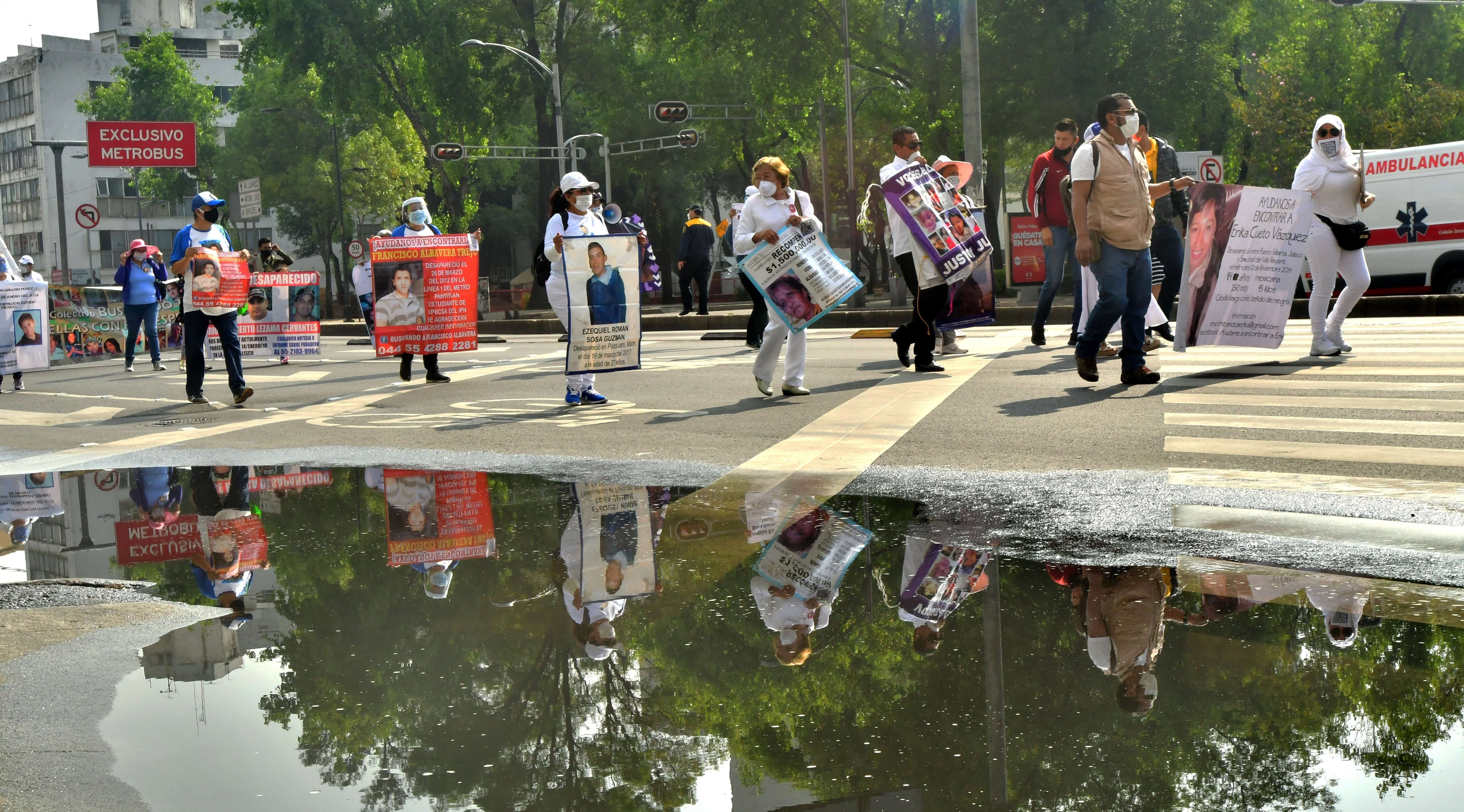 "La peor pandemia es la de los desaparecidos".