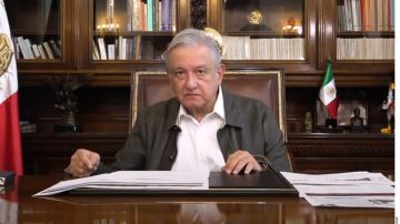 El presidente López Obrador dijo que la economía mexicana se recuperará.