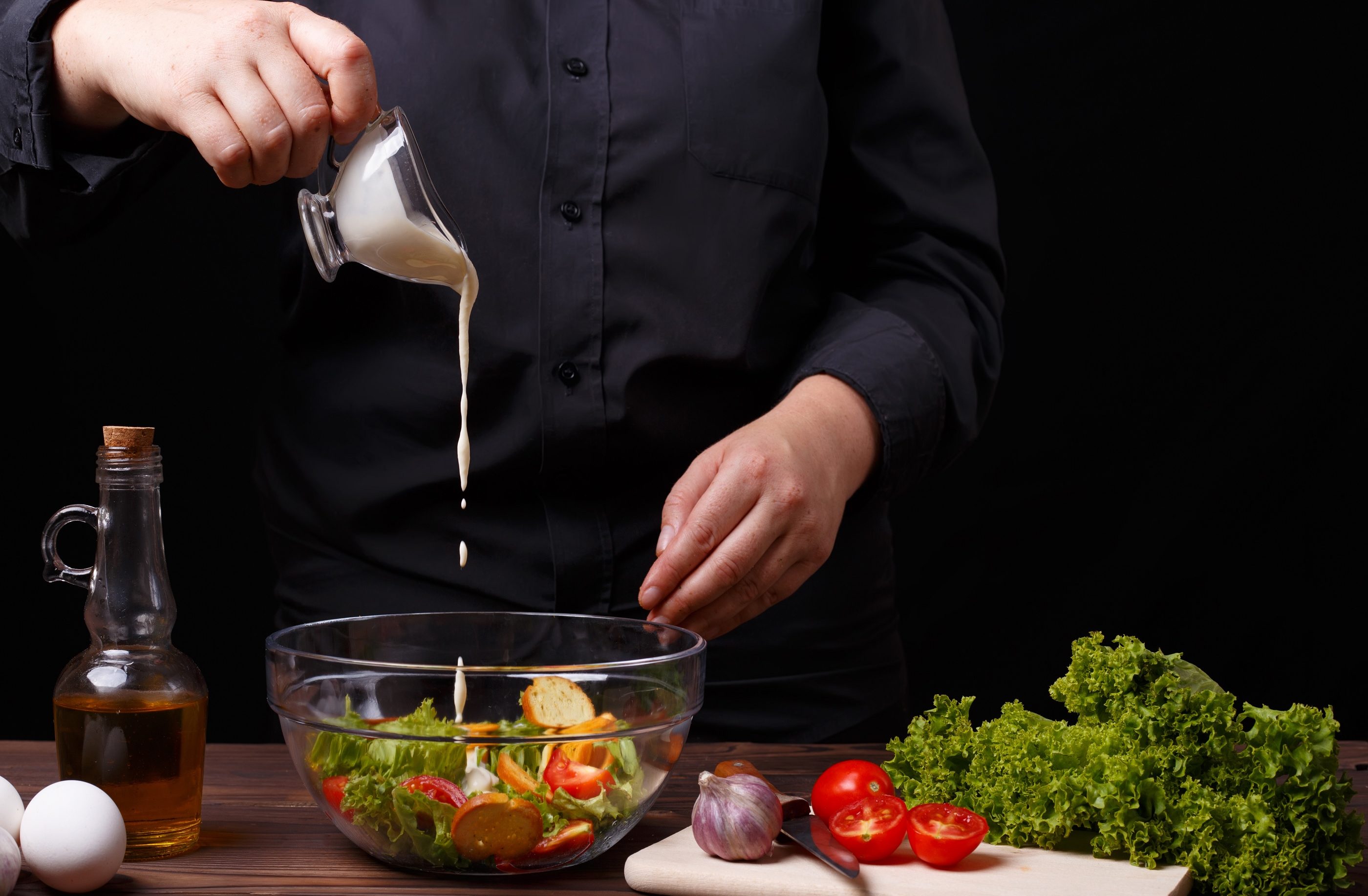 Aderezos para ensaladas.