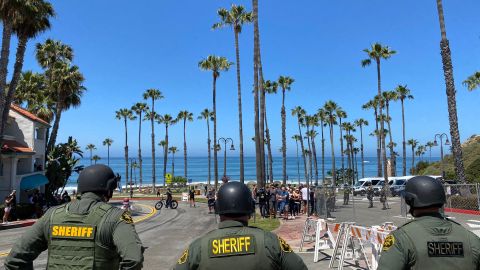 Protesta en San Clemente