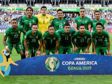 Selección boliviana de Futbol en la Copa América 2019.