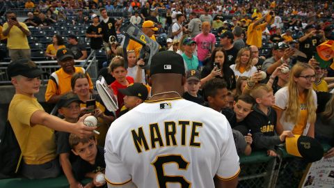 Starling Marte recibió mensajes de afecto ante el dolor de su pérdida.