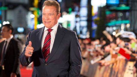 Arnold Schwarzenegger en la premiere de "Terminator: Dark Fate" en Tokio