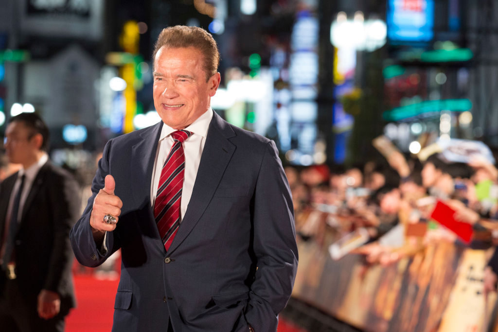 Arnold Schwarzenegger en la premiere de "Terminator: Dark Fate" en Tokio.