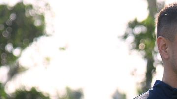 Javier 'Chicharito' Hernández en un entrenamiento con Los Ángeles Galaxy.