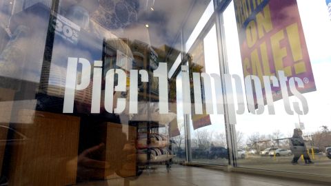 CHICAGO, ILLINOIS - FEBRUARY 18: Merchandise is offered for sale at a Pier 1 imports store that is slated to close on February 18, 2020 in Chicago, Illinois. The struggling retailer announced today that it had filed for bankruptcy and was closing 450 stores.  (Photo by Scott Olson/Getty Images)