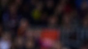 Lionel Messi en un partido con Barcelona.