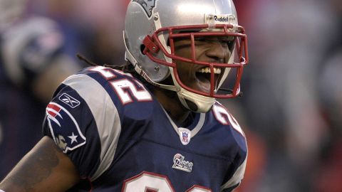 Asante Samuel en su época con New England Patriots.