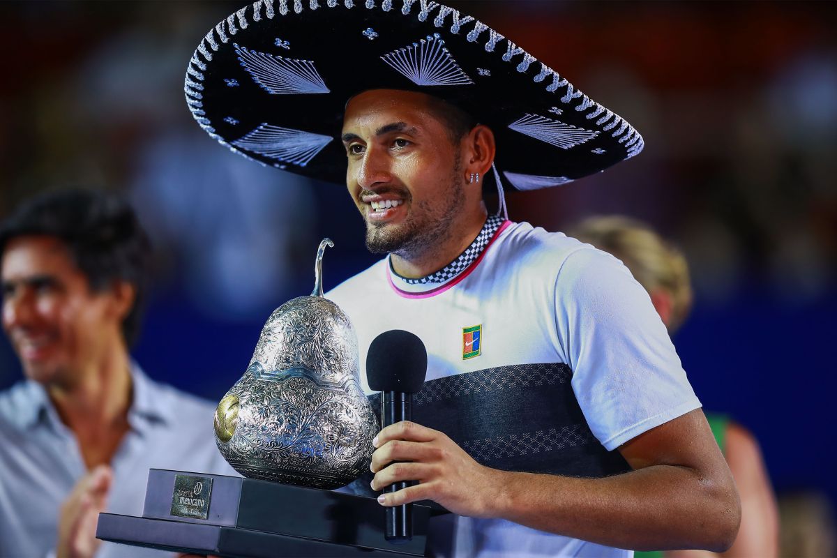 Kyrgios ganó el Abierto Mexicano de Tenis en el 2019.