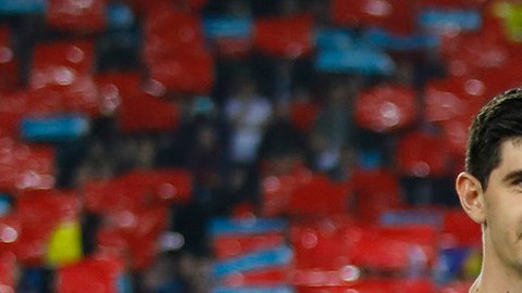 El Real Madrid antes de disputar el Clásico de España.