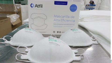 Las mascarillas cubre con todas las normas de una de alta eficiencia.