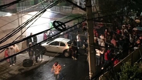 Realizan fiesta en el Peñón de Los Baños.