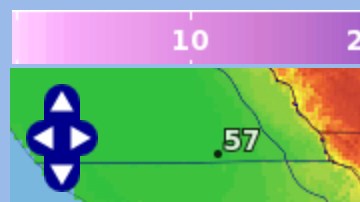 Pronóstico del Servicio Nacional del Clima de Los Ángeles para este viernes 8 de mayo de 2020.