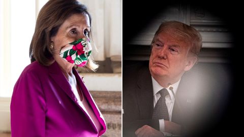 Nancy Pelosi se basó en los últimos exámenes médicos de Trump.