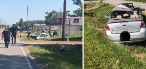 Las fotos del accidente.